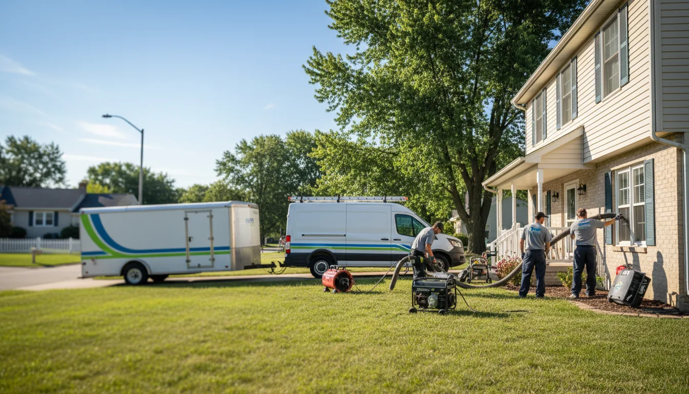Flooded Basement Restoration And Cleanup With Repair in Berlin Heights, OH near me